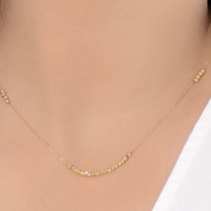 Collier boul en Or18k [B.FETHI™]