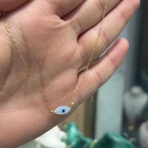 Collier eye en Or18k [B.FETHI™]