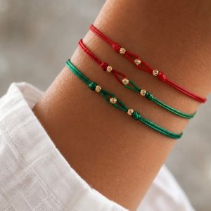 Trois Cordons boules en Or18k [B.FETHI™]