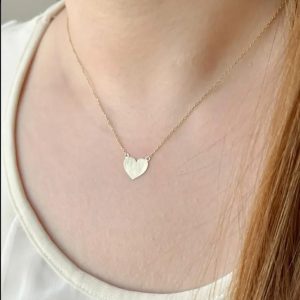 Collier cœur en or18k [B.FETHI™]