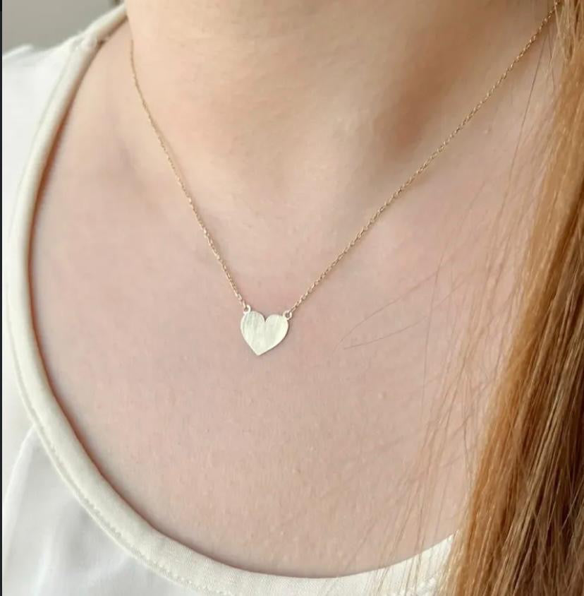 Collier cœur en or18k [B.FETHI™]
