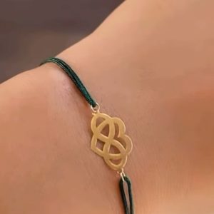 Cordon amour infini en Or 18 carats. Motif solide [B.FETHI™]
