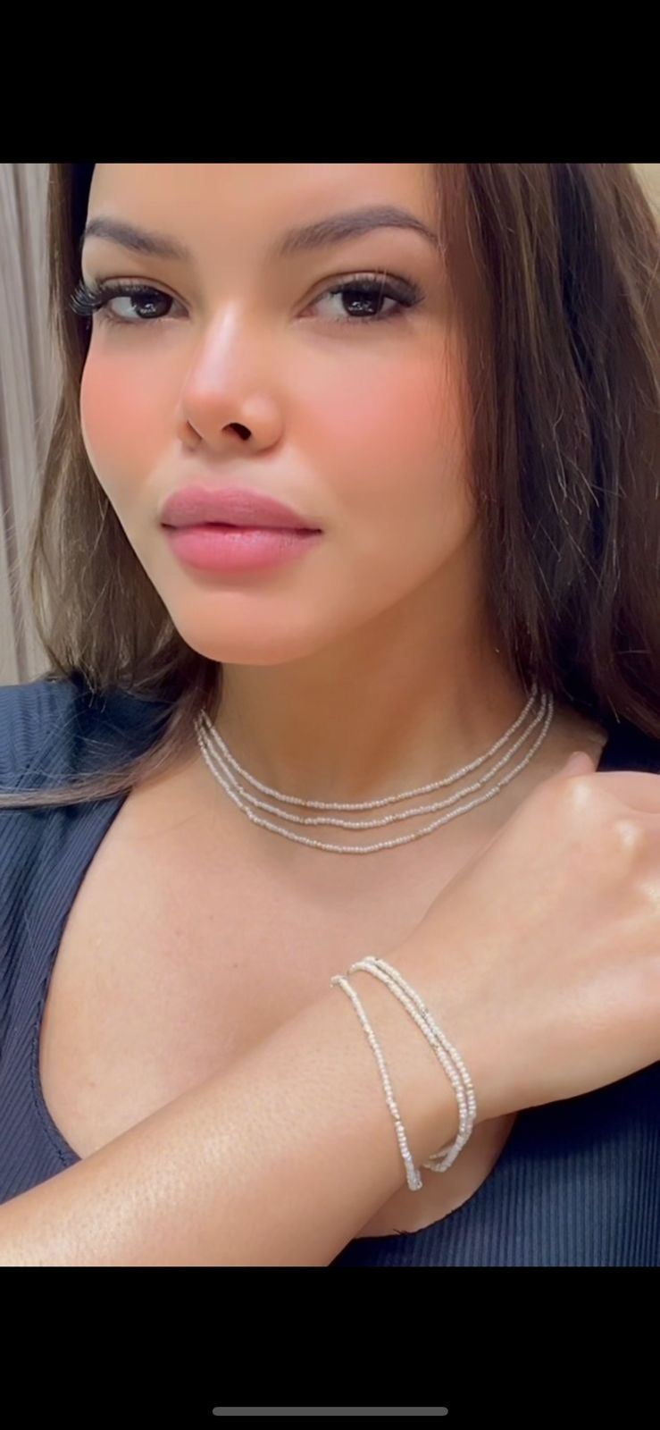 Ensemble johr avec des boules en Or 18 Carats [B.FETHI™]