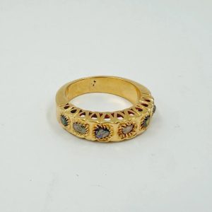 Bague rosace traditionnelle en or rose [B.FETHI™]