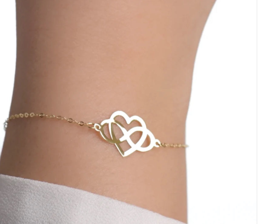 Gourmette Amour infini en Or 18k. [B.FETHI™]