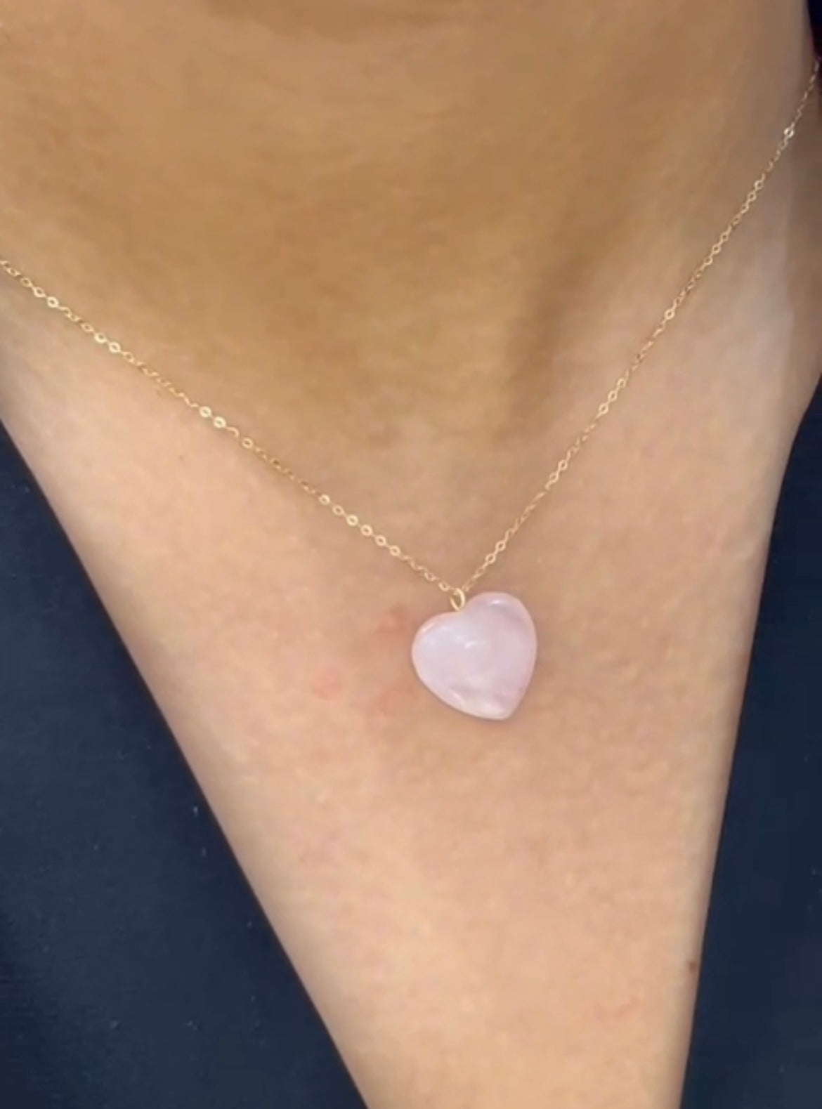 Collier cœur en Or18k [B.FETHI™]