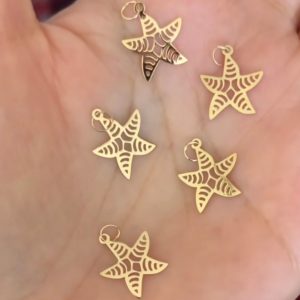 Pendentif etoile en Or18k [B.FETHI™]