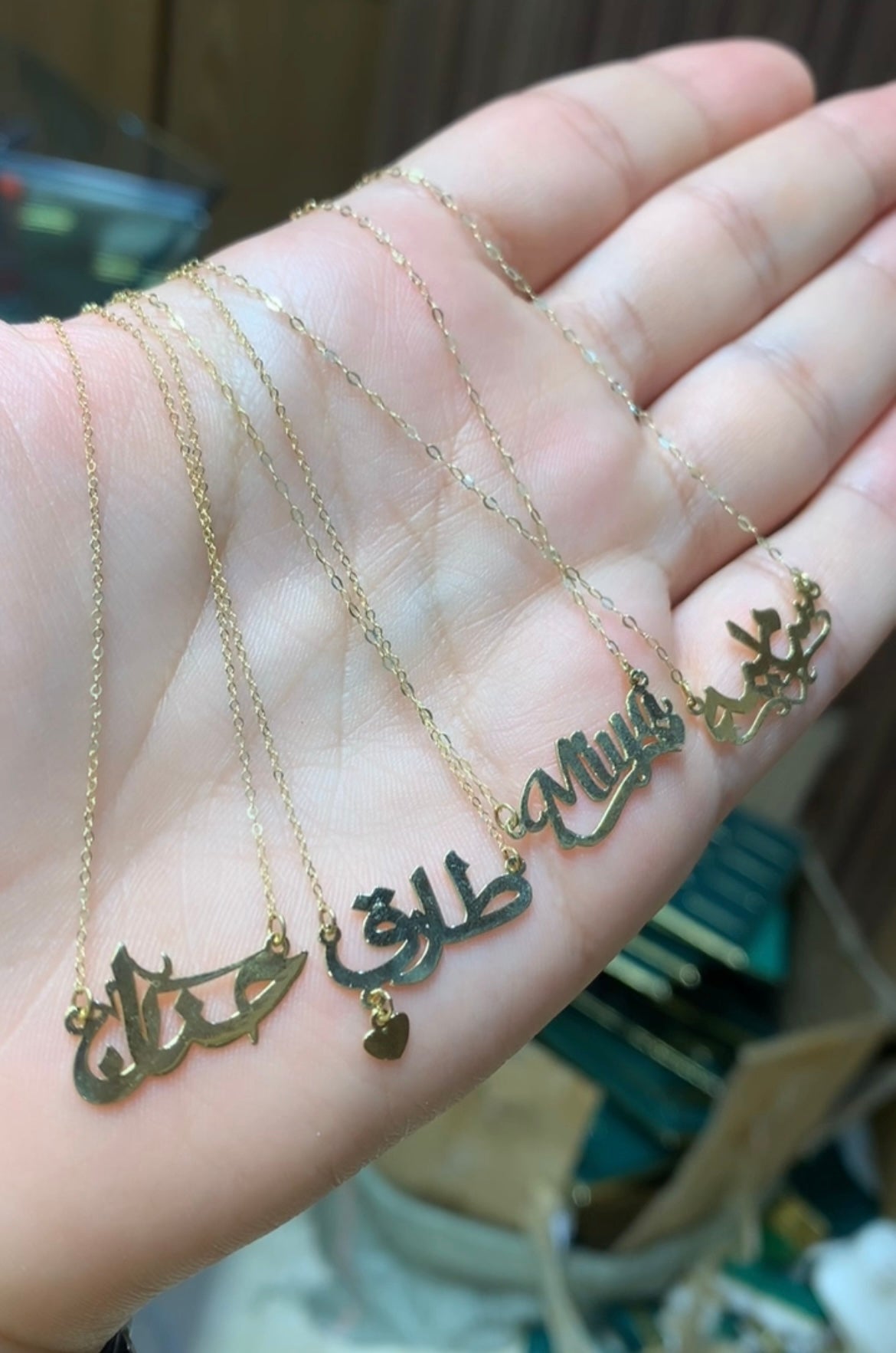 Collier personnalisé en Or18k [B.FETHI™]