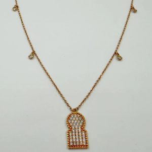 Collier Bab Mansour en Or Rose 18K [B.FETHI™]