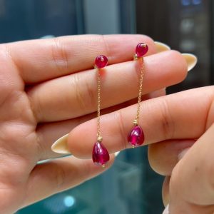 Boucles d’oreilles en Or 18 Carats Très confortable [B.FETHI™]
