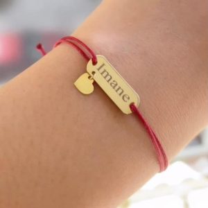 Bracelet cordon personnalisé en Or18k [B.FETHI™]