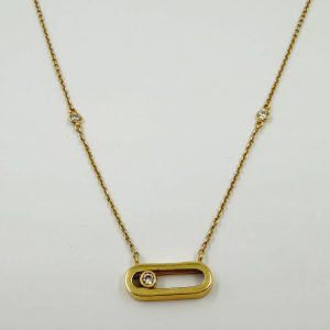 Collier Horizon en Or Jaune 18K [B.FETHI™]