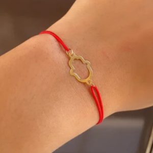 Cordon khemisa en Or 18k. Pendantif Solide [B.FETHI™]