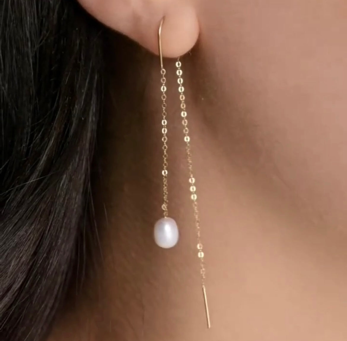 Boucle D’oreilles perle jouhar [B.FETHI™]