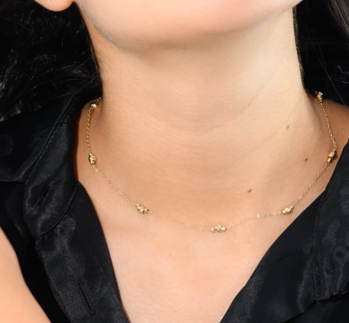 Collier en Or 18k - Grands Boules [B.FETHI™]