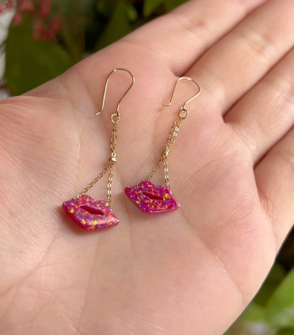 Boucles D'oreilles en Or 18k - Bisous D'Or [B.FETHI™]