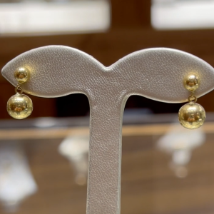 boucles d'oreilles en Or 18k Grande Boule [B.FETHI™]