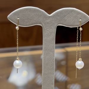 Boucles D'oreilles en Or 18k - Pierre johar Naturelle [B.FETHI™]