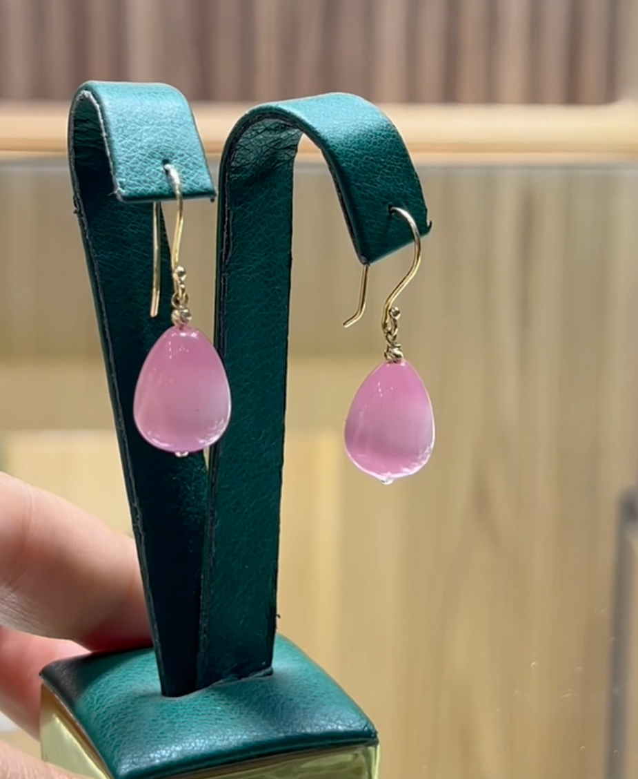 Boucles D'oreilles OMBRE en Or 18k - Pierre Naturelle [B.FETHI™]