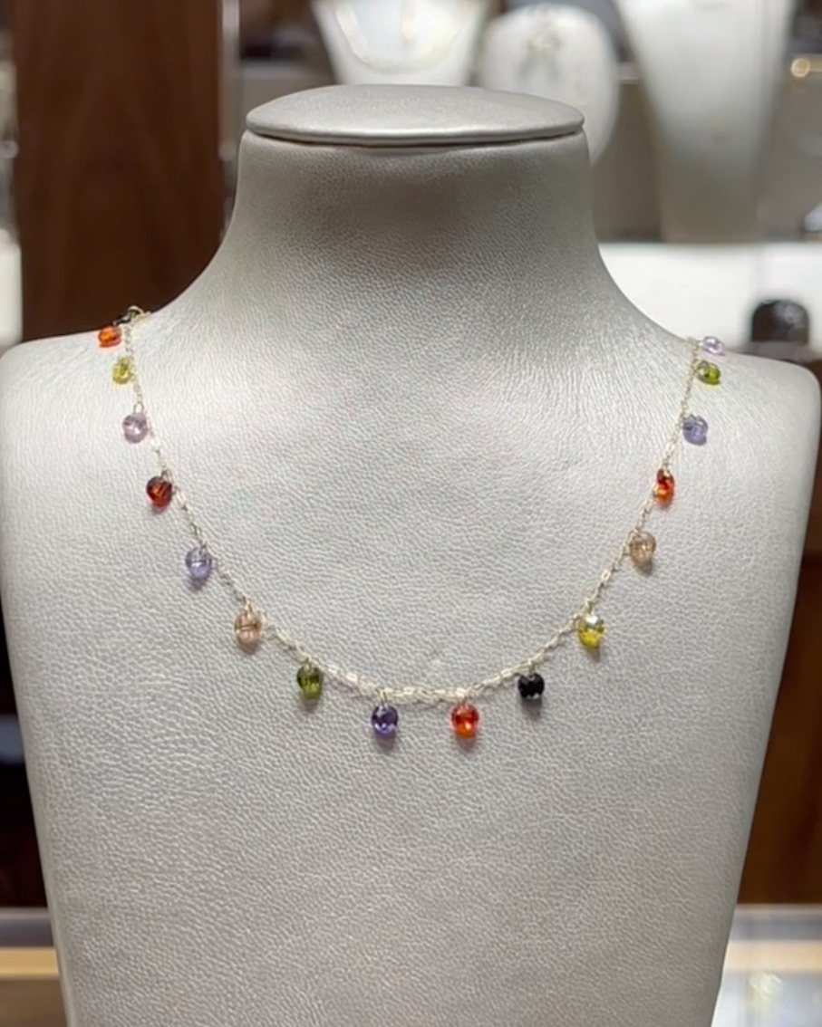 Collier ARC EN CIEL En Or 18k [B.FETHI™]
