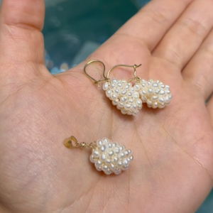 Pendentif & boucle “NYRIS” en Or 18 carats [B.FETHI™]