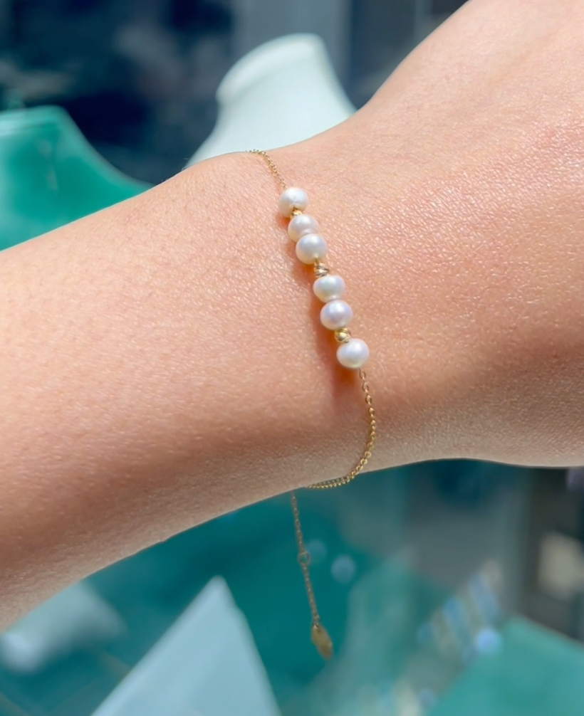 Gourmette en Or 18k Avec pierres Joher Original [B.FETHI™]