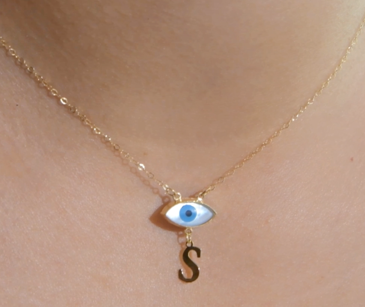 Collier en Or 18k - Evil Eye [B.FETHI™]