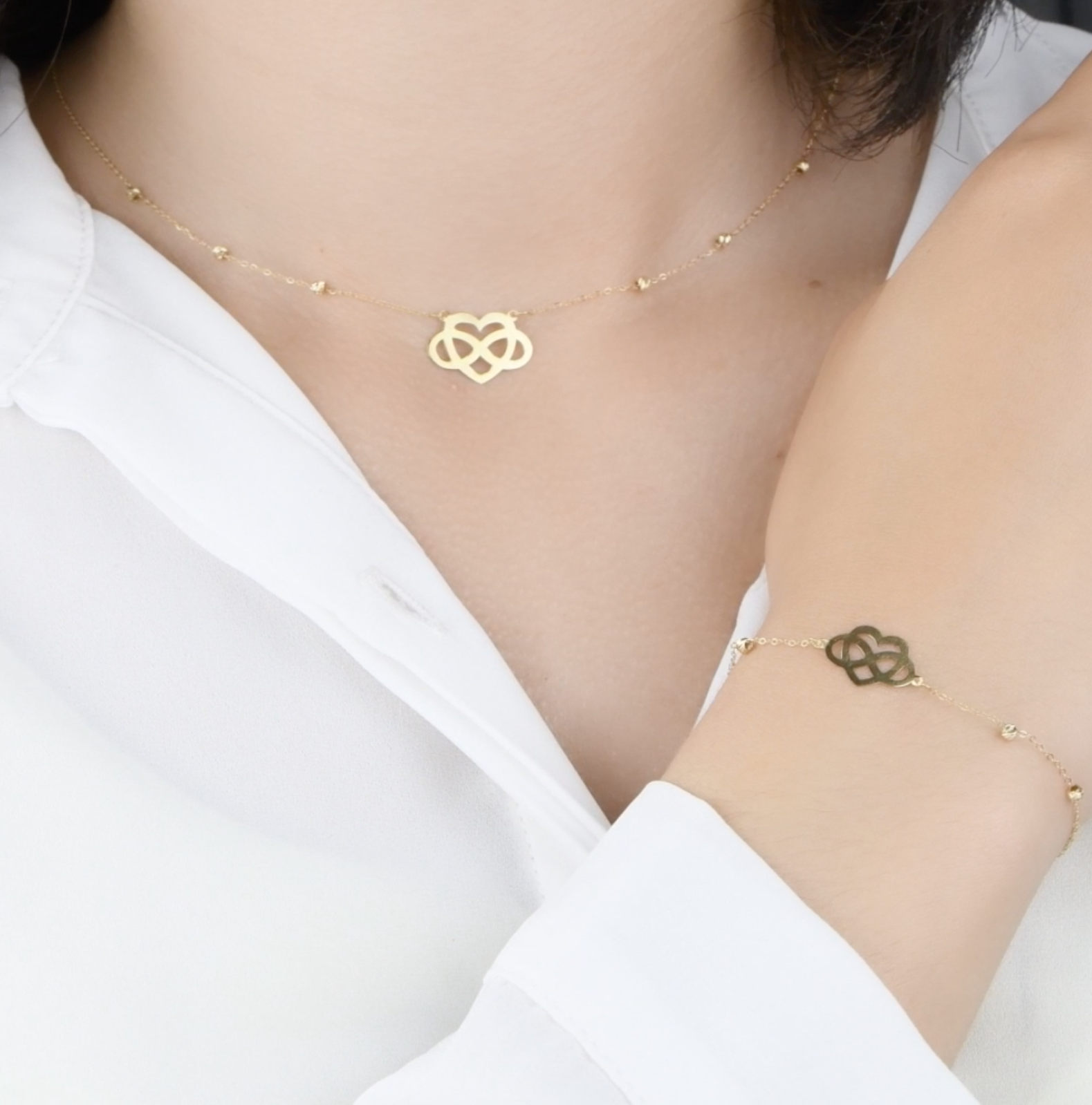 Ensemble en Or 18k - Amour infini [B.FETHI™]