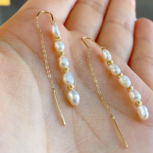 Boucles D'oreilles LUNA en Or 18k [B.FETHI™]