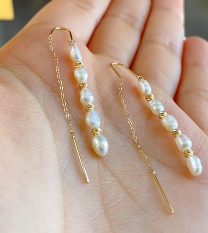 Boucles D'oreilles LUNA en Or 18k [B.FETHI™]