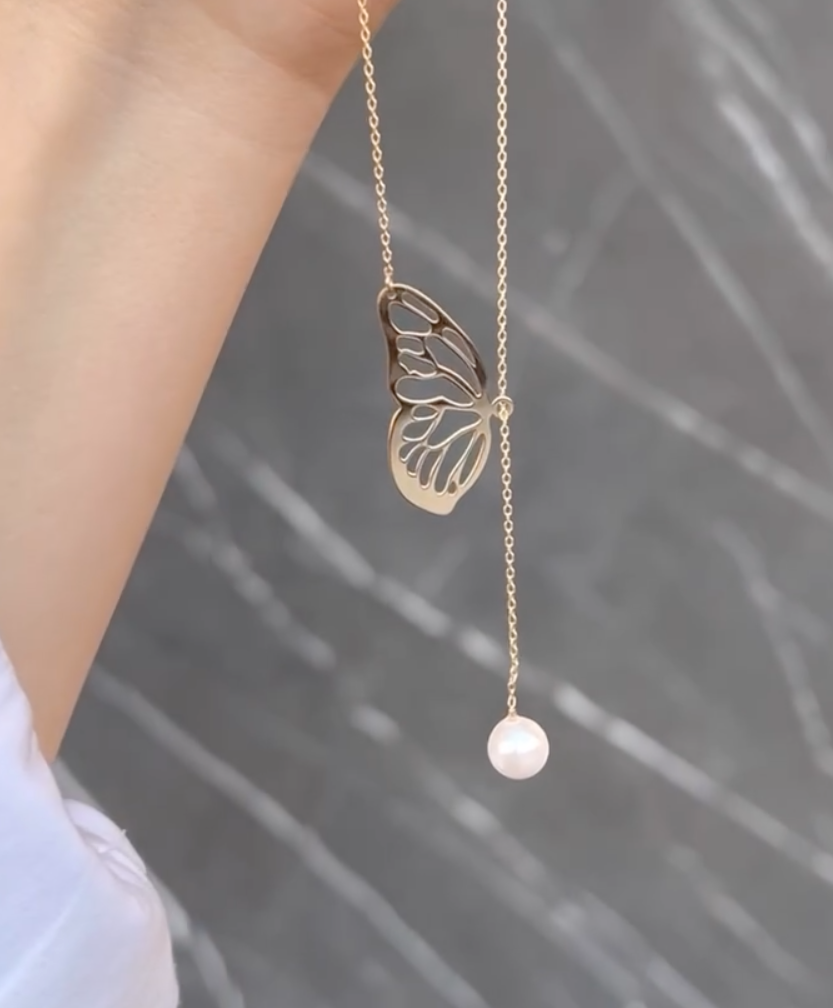 Collier en Or 18k - Papillon D'or [B.FETHI™]