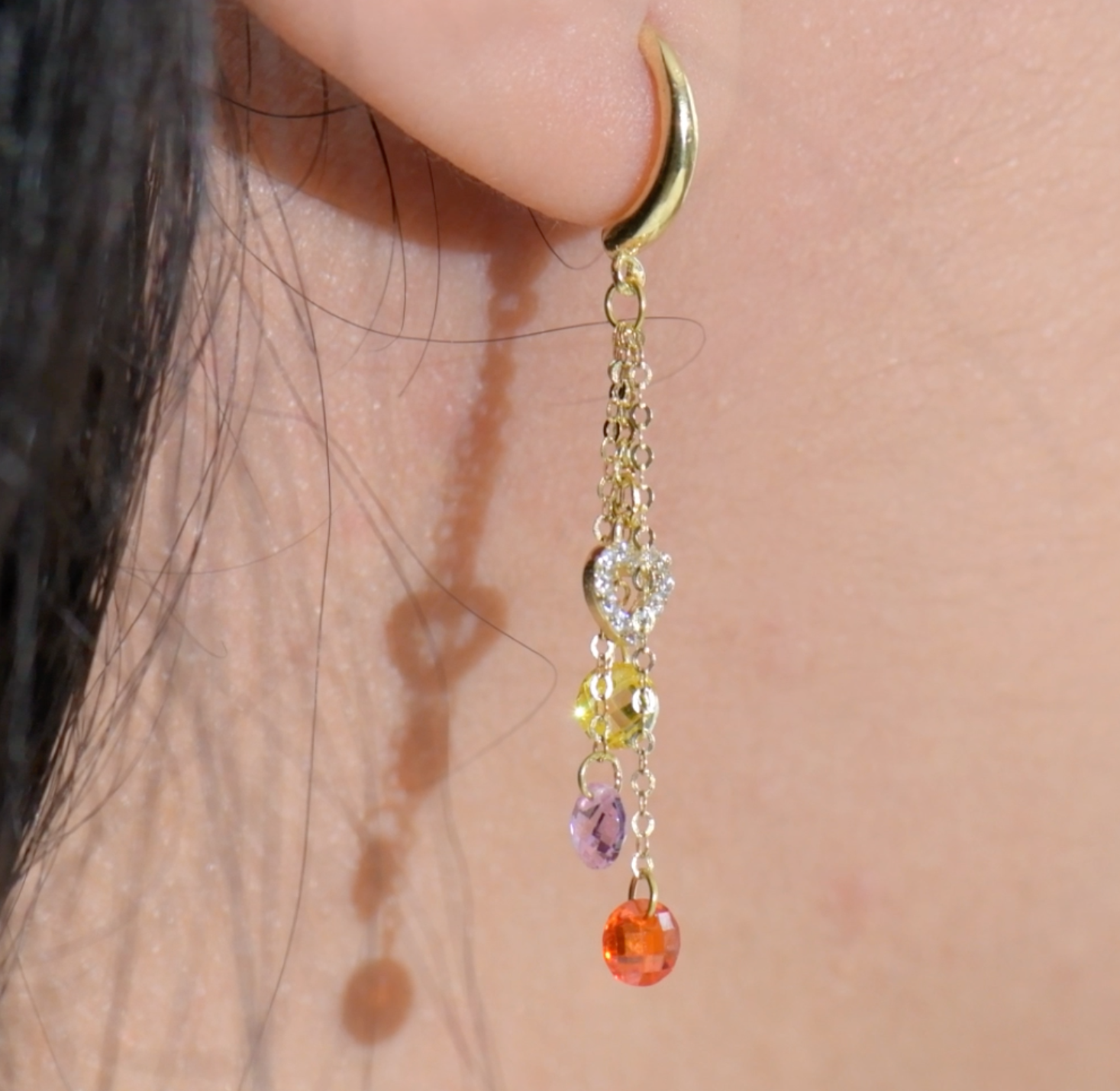 Boucles D'oreilles ALMASI en Or 18k [B.FETHI™]