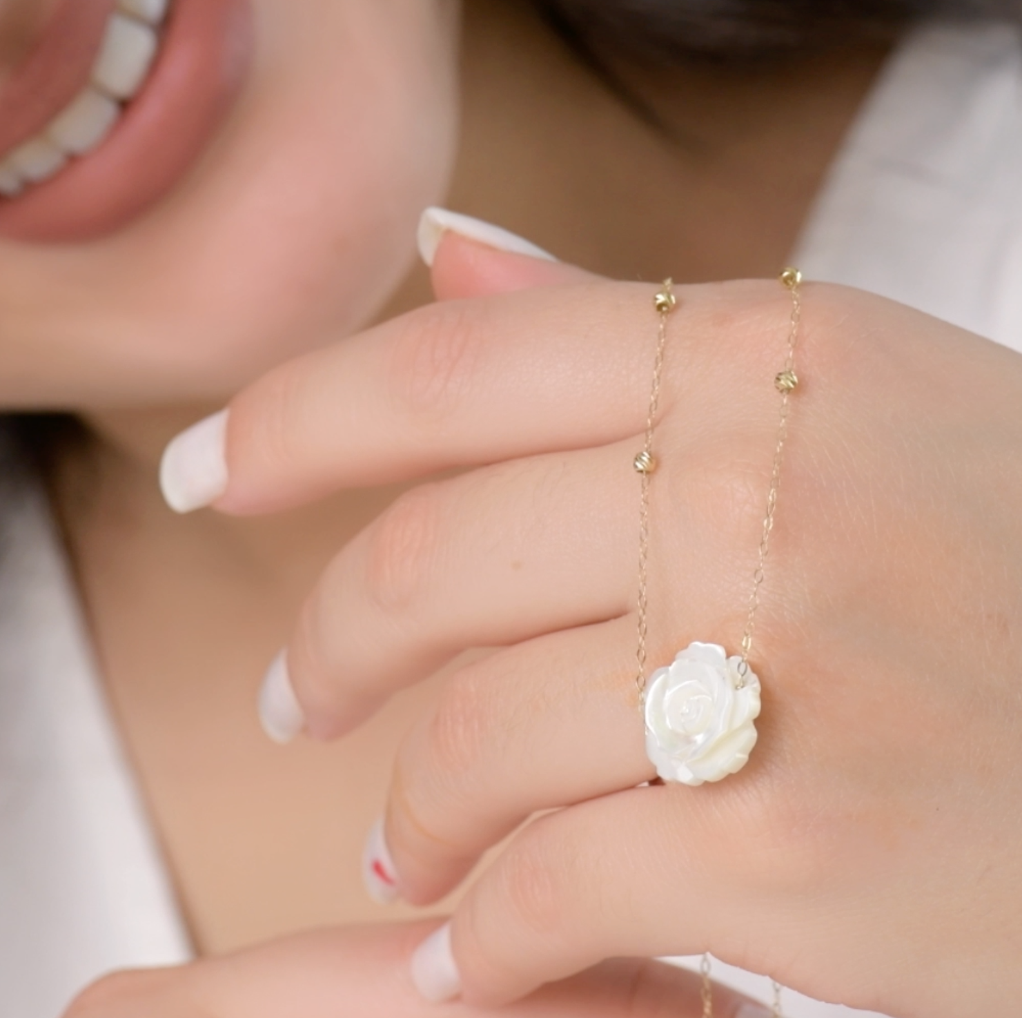 Collier ROSA en Or 18k [B.FETHI™]