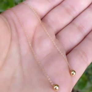 Boucles D'oreilles La boule en Or 18k [B.FETHI™]