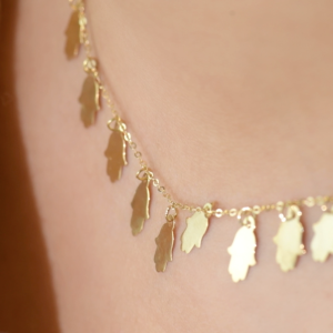 Collier Petit Khmissat en Or 18k [B.FETHI™]