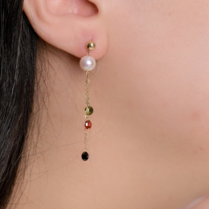 Boucles D'oreilles '' EVA '' en Or 18k [B.FETHI™]