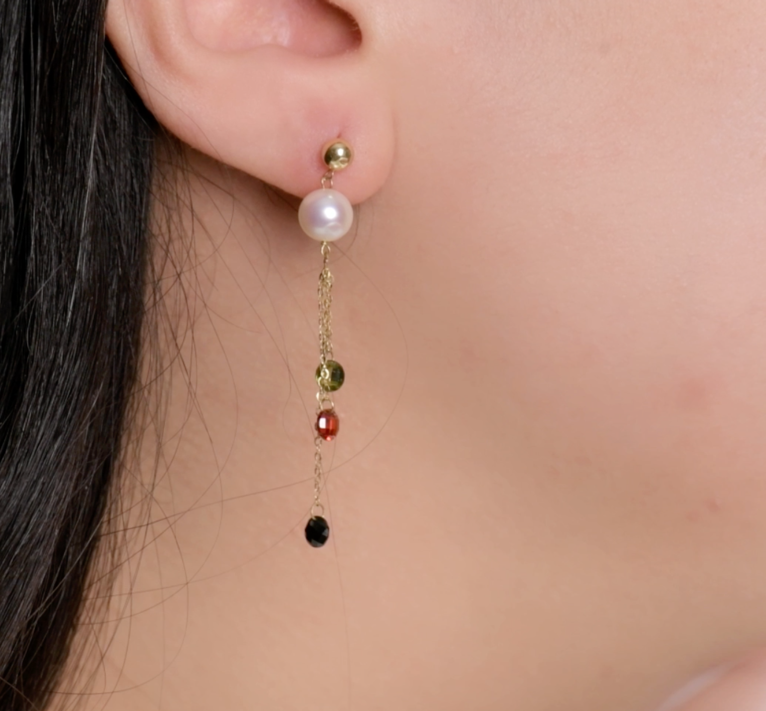 Boucles D'oreilles '' EVA '' en Or 18k [B.FETHI™]