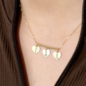 Collier Mes Lettres D'amour en Or 18k [B.FETHI™]