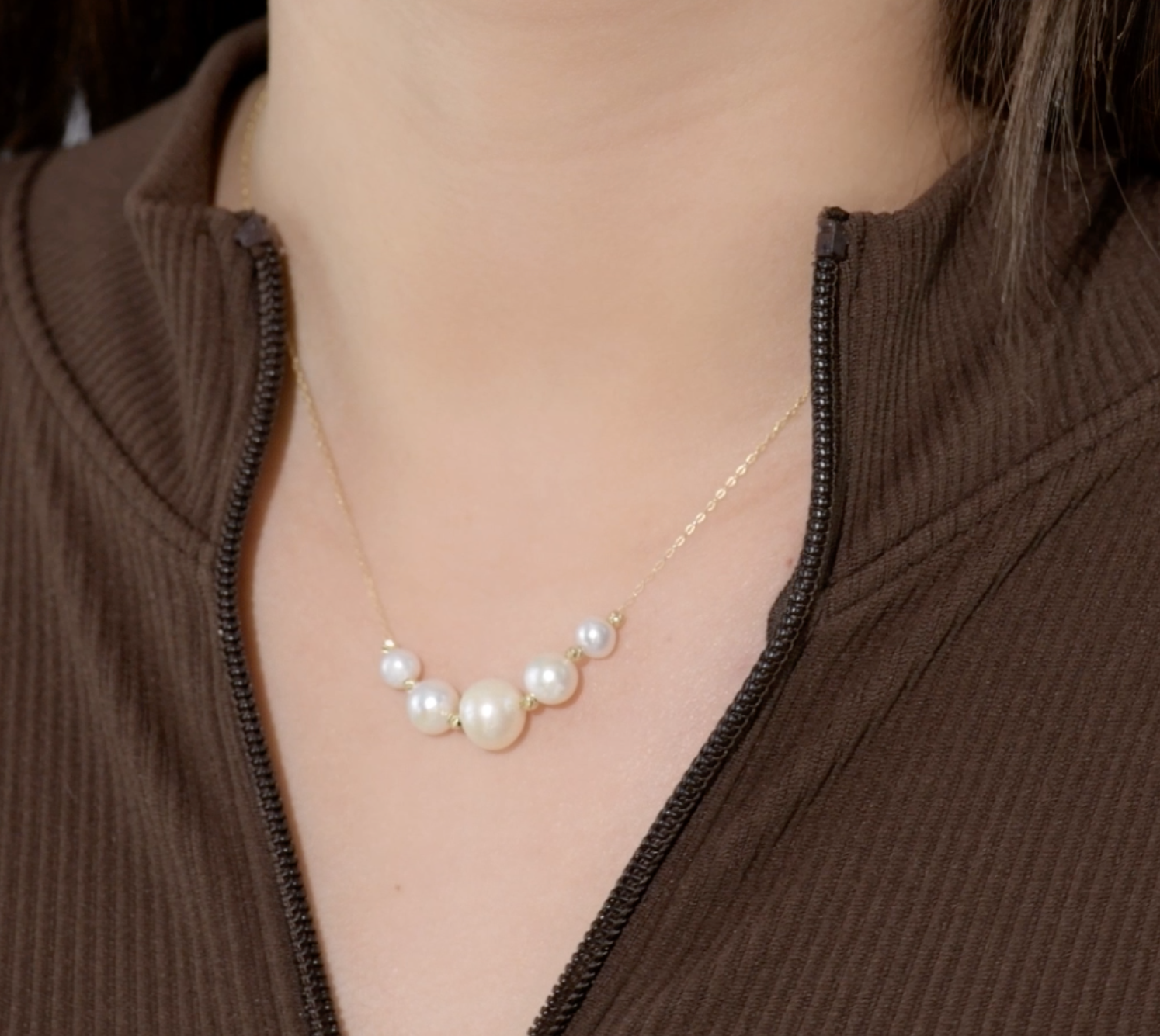 Collier Cinq Johar en Or 18k [B.FETHI™]