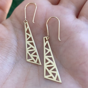 Boucles D'oreilles en Or 18K - " Tour Eiffel Paris" [B.FETHI™]