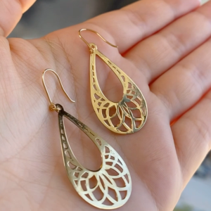 Boucles D'oreilles AVOCADO en Or 18K [B.FETHI™]