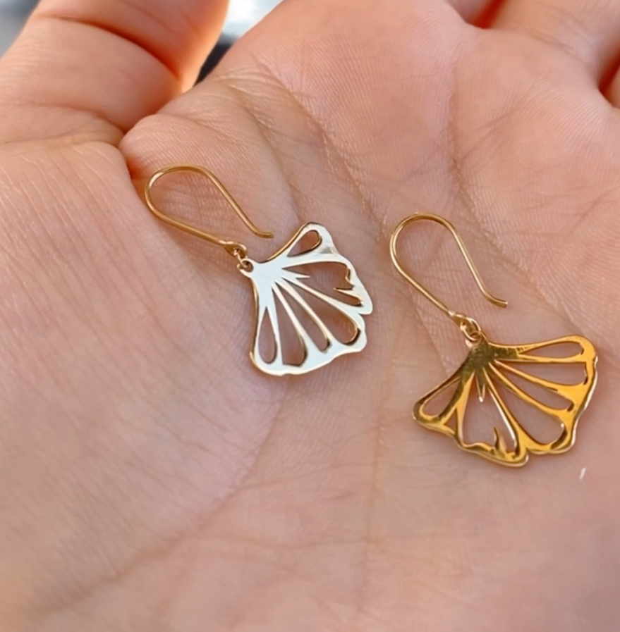 Boucles D'oreilles COQUILLE en Or 18k [B.FETHI™]