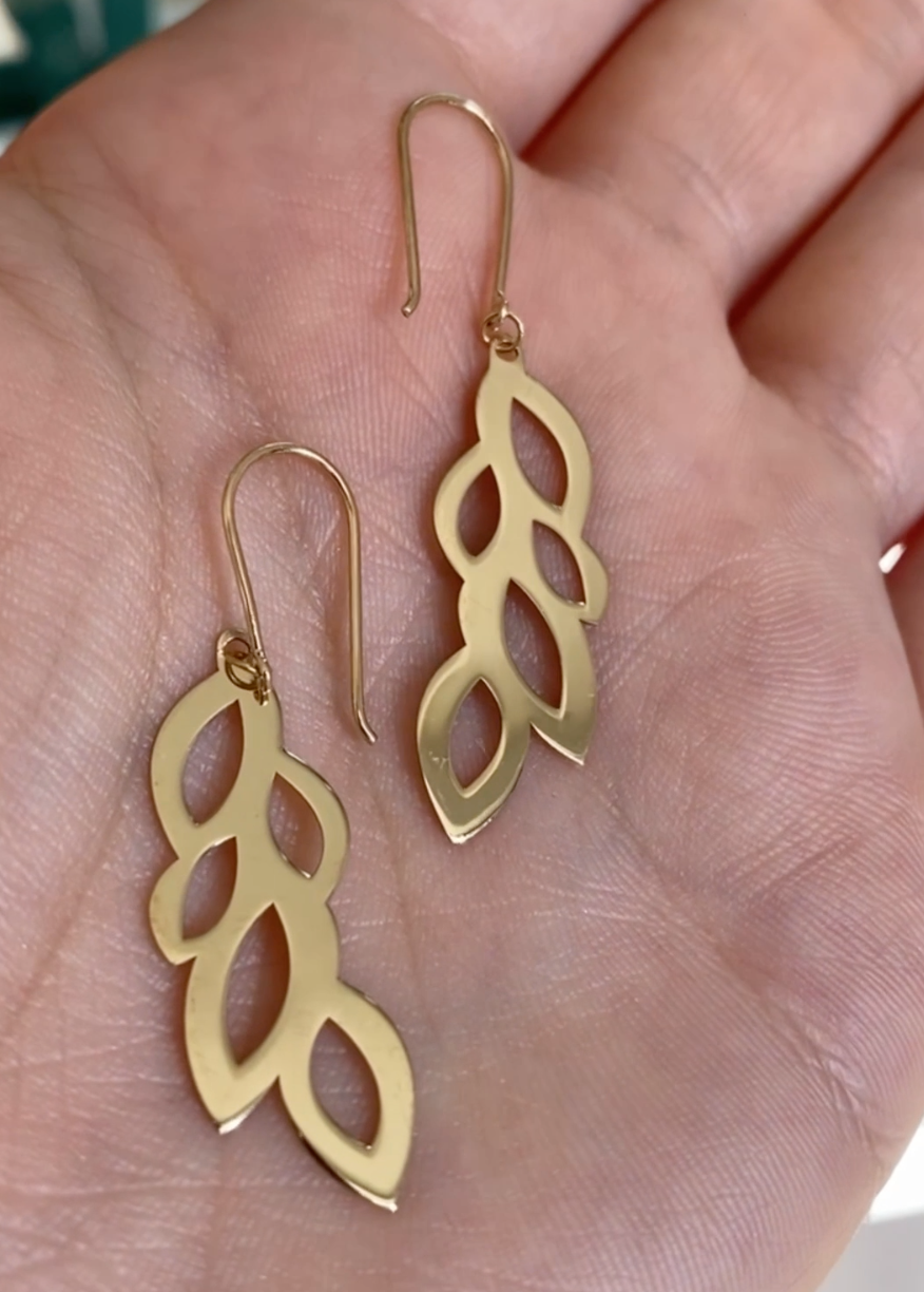 Boucles D'oreilles TEALE en Or 18k [B.FETHI™]