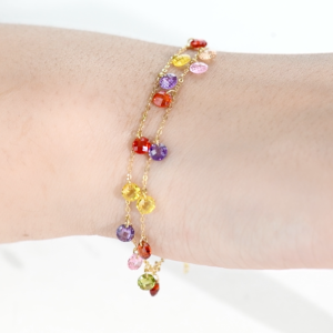 Gourmette Double en Or 18k [B.FETHI™]