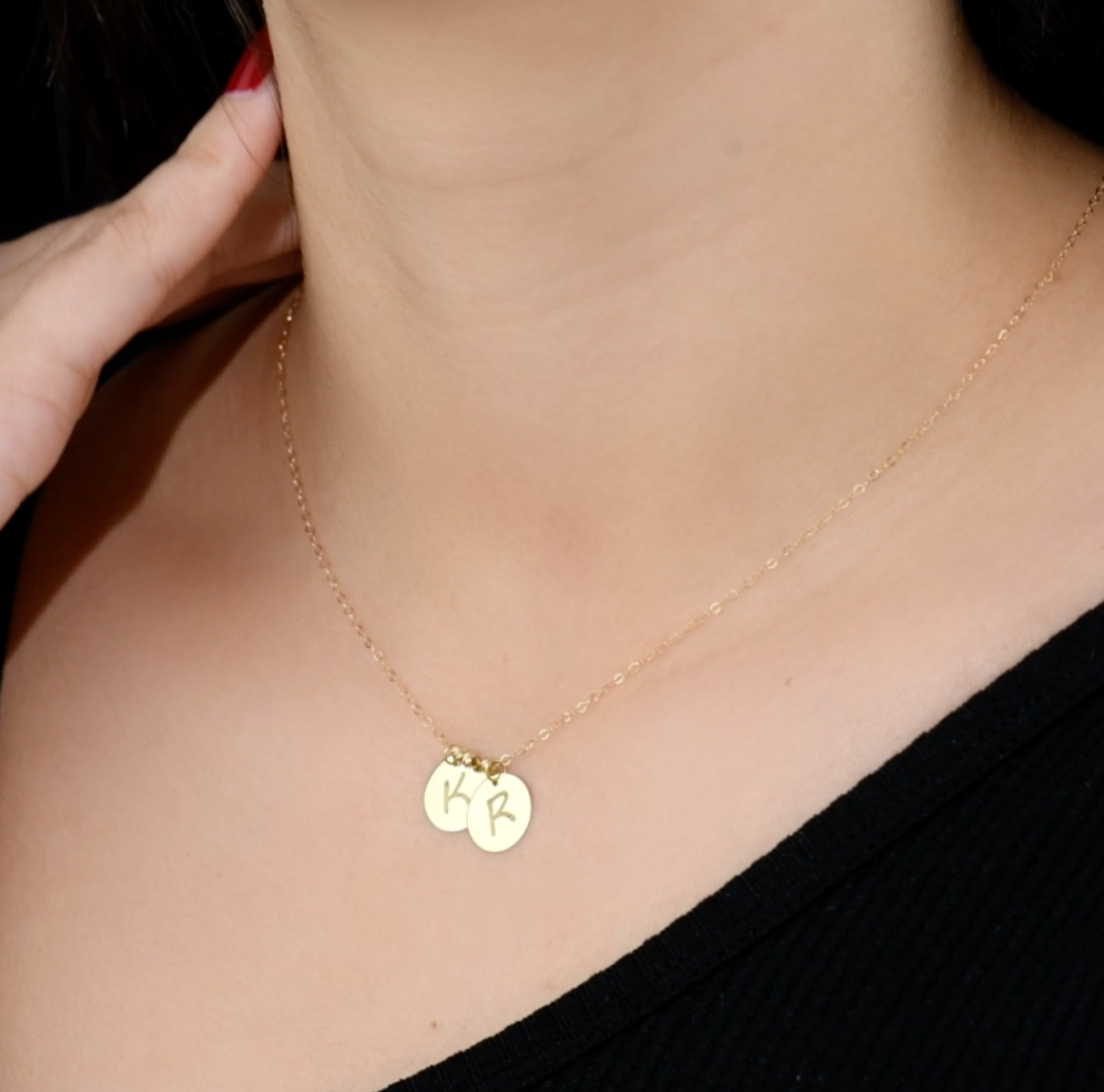 Collier en Or 18k- Les Cercles D'or [B.FETHI™]