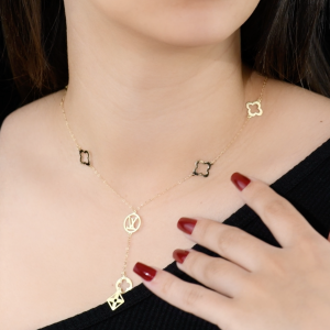 Collier L&V en Or 18k [B.FETHI™]