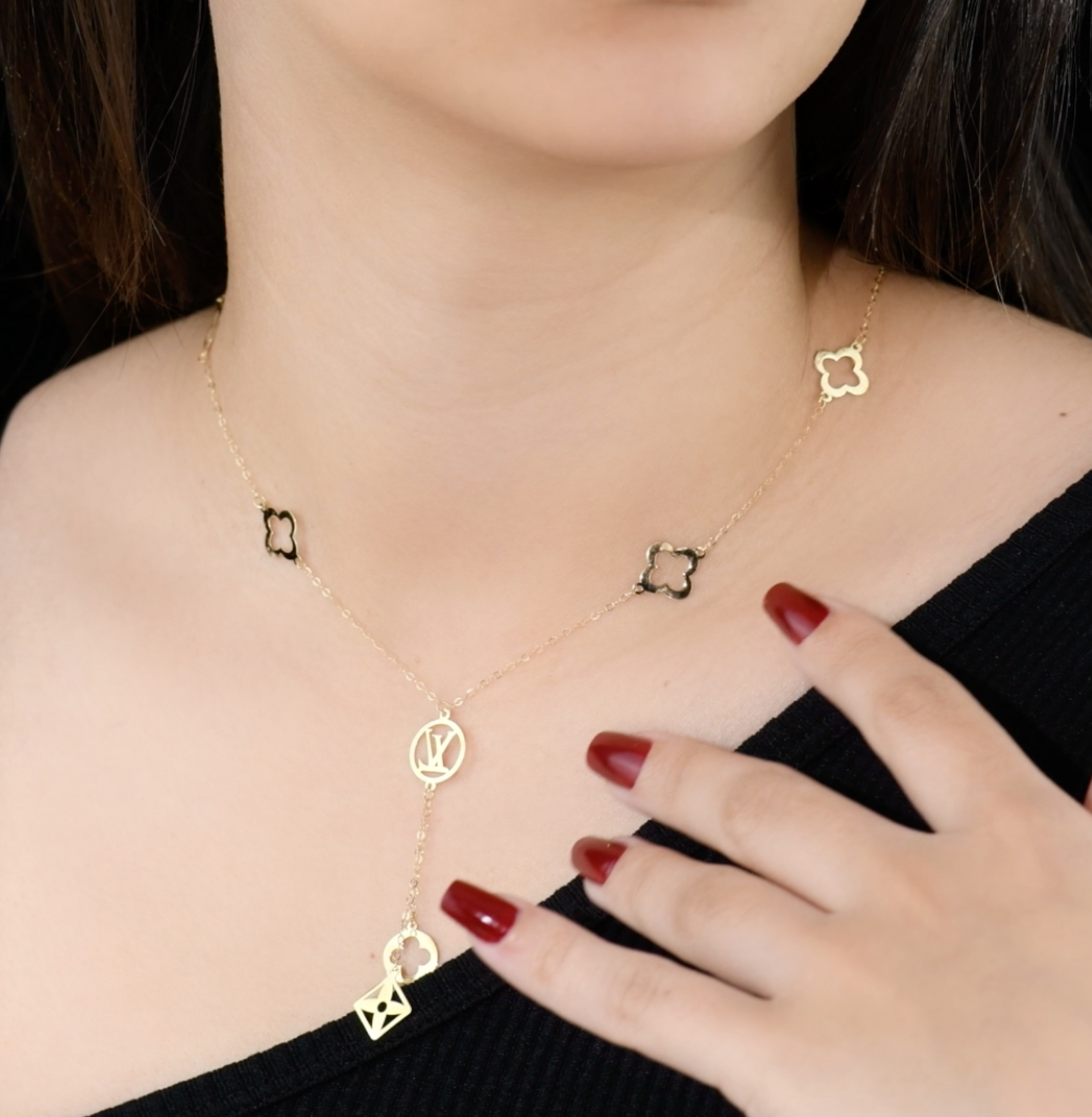 Collier L&V en Or 18k [B.FETHI™]