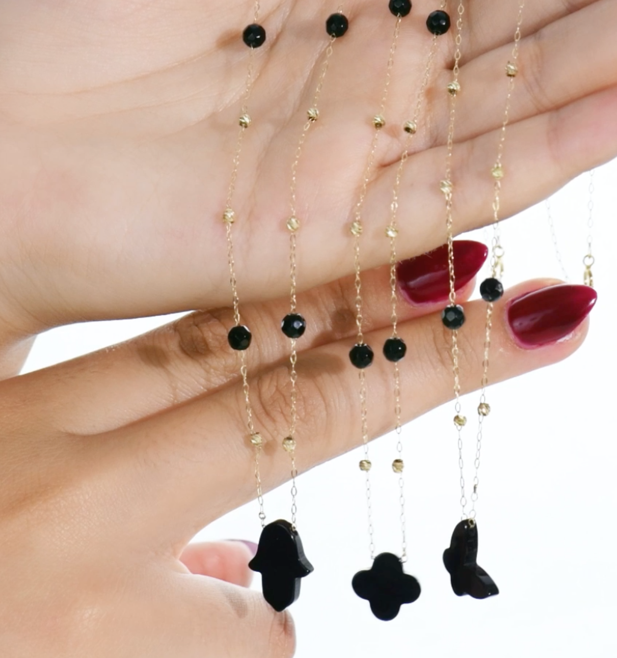 Collier en Or 18 carats avec 3 styles différents [B.FETHI™]