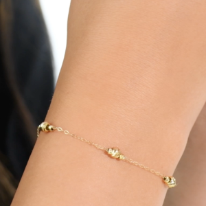 Gourmette en Or 18k - Grands Boules [B.FETHI™]