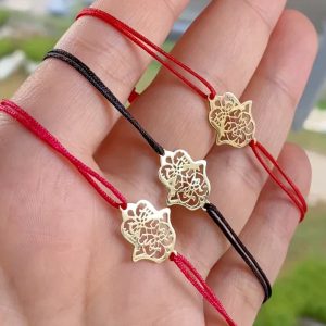 Cordon Khmissa en Or 18k - Toutes Les Couleurs Disponibles [B.FETHI™]